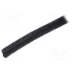 Tub protectie cablu, polietilena LD, diametru interior 25mm, neagra, PAWBOL - G.6155