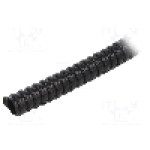 Tub protectie cablu, polietilena LD, diametru interior 7mm, neagra, PAWBOL - G.6157R