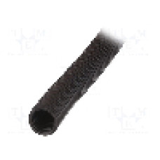 Tub protectie cablu, polipropilena, diametru interior 19,1mm, neagra, HELLERMANNTYTON - 166-11905