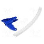 Tub protectie cablu, polipropilena, diametru interior {{Diametru interior}}, alba, HELLERMANNTYTON - 161-64215