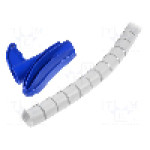 Tub protectie cablu, polipropilena, diametru interior {{Diametru interior}}, gri, HELLERMANNTYTON - 161-64405