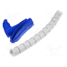 Tub protectie cablu, polipropilena, diametru interior {{Diametru interior}}, gri, HELLERMANNTYTON - 161-64405