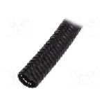 Tub protectie cablu, polipropilena, diametru interior {{Diametru interior}}, neagra, HELLERMANNTYTON - 162-10350