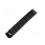 Tub protectie cablu, polipropilena, diametru interior {{Diametru interior}}, neagra, HELLERMANNTYTON - 162-20150