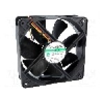 Ventilator 120x120x38mm, 12V DC, volum aer 234.46m<sup>3</sup>/h, lagar Vapo, SUNON - MEC0381V1-000U-G99
