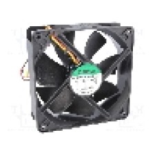 Ventilator 120x120x38mm, 12V DC, volum aer 234.4m<sup>3</sup>/h, lagar cu bila, SUNON - EEC0381B1-000U-G99 Ventilator 120x120x38mm, 12V DC, volum aer 234.4m<sup>3</sup>/h, lagar cu bila, SUNON - EEC0381B1-000U-G99