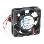 Ventilator 40x40x10mm, 12V DC, volum aer 6m<sup>3</sup>/h, lagar cu glisare, EBM-PAPST - 412FM
