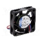 Ventilator 40x40x10mm, 12V DC, volum aer 9m<sup>3</sup>/h, lagar cu glisare, EBM-PAPST - 412FH