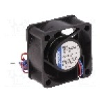 Ventilator 40x40x20mm, 12V DC, volum aer 13.5m<sup>3</sup>/h, lagar cu bila, EBM-PAPST - 412 H