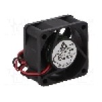 Ventilator 40x40x20mm, 12V DC, volum aer 17.16m<sup>3</sup>/h, lagar cu bila, Delta Electronics - EFB0412VHD