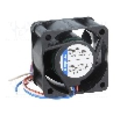 Ventilator 40x40x25mm, 12V DC, volum aer 24m<sup>3</sup>/h, lagar cu bila, EBM-PAPST - 412J/2HH