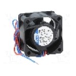 Ventilator 40x40x25mm, 12V DC, volum aer 24m<sup>3</sup>/h, lagar cu bila, EBM-PAPST - 412JHHU