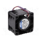 Ventilator 40x40x28mm, 12V DC, volum aer 37.6m<sup>3</sup>/h, lagar cu bila, EBM-PAPST - 422J/2HP