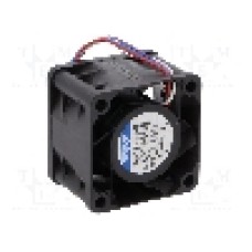 Ventilator 40x40x28mm, 12V DC, volum aer 37.6m<sup>3</sup>/h, lagar cu bila, EBM-PAPST - 422J/2HP Ventilator 40x40x28mm, 12V DC, volum aer 37.6m<sup>3</sup>/h, lagar cu bila, EBM-PAPST - 422J/2HP