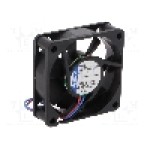 Ventilator 50x50x15mm, 12V DC, volum aer 20m<sup>3</sup>/h, lagar cu glisare, EBM-PAPST - 512F