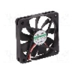 Ventilator 60x60x10mm, 12V DC, volum aer 20.62m<sup>3</sup>/h, lagar Vapo, SUNON - MF60101V3-1000U-F99