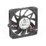 Ventilator 60x60x10mm, 12V DC, volum aer 26.4m<sup>3</sup>/h, lagar cu bila, Delta Electronics - EFB0612MA