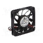 Ventilator 60x60x10mm, 12V DC, volum aer 36m<sup>3</sup>/h, lagar cu bila, Delta Electronics - EFB0612HHA