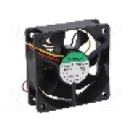 Ventilator 60x60x20mm, 12V DC, volum aer 39.08m<sup>3</sup>/h, lagar cu bila, SUNON - EE60201B1-000U-G99