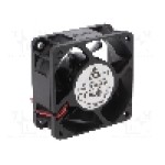 Ventilator 60x60x25.4mm, 12V DC, volum aer 39.69m<sup>3</sup>/h, lagar cu bila, Delta Electronics - AFB0612H-A