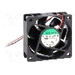 Ventilator 60x60x25mm, 12V DC, volum aer 39.93m<sup>3</sup>/h, lagar cu bila, SUNON - EE60251B1-000U-999 Ventilator 60x60x25mm, 12V DC, volum aer 39.93m<sup>3</sup>/h, lagar cu bila, SUNON - EE60251B1-000U-999