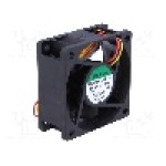 Ventilator 60x60x25mm, 12V DC, volum aer 39.93m<sup>3</sup>/h, lagar cu bila, SUNON - EE60251B1-000U-G99