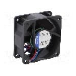 Ventilator 60x60x25mm, 12V DC, volum aer 56m<sup>3</sup>/h, lagar cu glisare, EBM-PAPST - 612NGHH