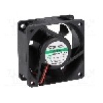 Ventilator 60x60x25mm, 12V DC, volum aer 61.2m<sup>3</sup>/h, lagar Vapo, SUNON - PMD1206PTV1A.GN