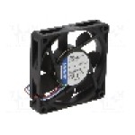 Ventilator 70x70x15mm, 12V DC, volum aer 28m<sup>3</sup>/h, lagar cu glisare, EBM-PAPST - 712F/2L-005