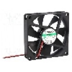 Ventilator 70x70x15mm, 12V DC, volum aer 38.87m<sup>3</sup>/h, lagar Vapo, SUNON - ME70151V2-000U-A99 Ventilator 70x70x15mm, 12V DC, volum aer 38.87m<sup>3</sup>/h, lagar Vapo, SUNON - ME70151V2-000U-A99