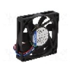 Ventilator 70x70x15mm, 12V DC, volum aer 44m<sup>3</sup>/h, lagar cu glisare, EBM-PAPST - 712F