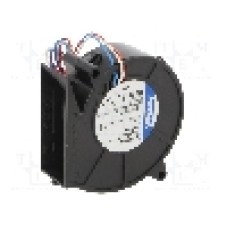 Ventilator 75x75x27mm, 12V DC, volum aer 28m<sup>3</sup>/h, lagar cu bila, EBM-PAPST - RL48-19/12/2 Ventilator 75x75x27mm, 12V DC, volum aer 28m<sup>3</sup>/h, lagar cu bila, EBM-PAPST - RL48-19/12/2