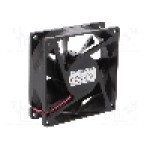 Ventilator 80x80x25.4mm, 12V DC, volum aer 71.92m<sup>3</sup>/h, lagar cu glisare, Delta Electronics - AUB0812HH-A