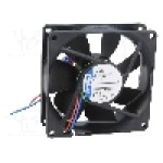 Ventilator 80x80x25mm, 12V DC, volum aer 45m<sup>3</sup>/h, lagar cu bila, EBM-PAPST - 8412NMLE