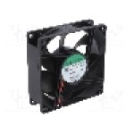 Ventilator 80x80x25mm, 12V DC, volum aer 62.86m<sup>3</sup>/h, lagar cu bila, SUNON - EF80251B2-1000U-A99