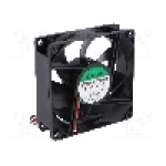 Ventilator 80x80x25mm, 12V DC, volum aer 76.5m<sup>3</sup>/h, lagar cu bila, SUNON - EE80251BX-000U-A99