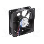 Ventilator 80x80x25mm, 24V DC, volum aer 69m<sup>3</sup>/h, EBM-PAPST - 8414NG