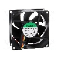 Ventilator 80x80x32mm, 12V DC, volum aer 100.92m<sup>3</sup>/h, lagar cu bila, SUNON - PF80321B1-000U-S99 Ventilator 80x80x32mm, 12V DC, volum aer 100.92m<sup>3</sup>/h, lagar cu bila, SUNON - PF80321B1-000U-S99