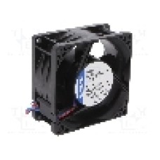 Ventilator 80x80x38mm, 12V DC, volum aer 130m<sup>3</sup>/h, lagar cu bila, EBM-PAPST - 8212JN
