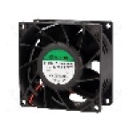 Ventilator 80x80x38mm, 12V DC, volum aer 193.51m<sup>3</sup>/h, lagar cu bila, SUNON - PF80381B1-000U-A99