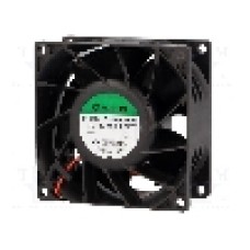 Ventilator 80x80x38mm, 12V DC, volum aer 193.51m<sup>3</sup>/h, lagar cu bila, SUNON - PF80381B1-000U-A99 Ventilator 80x80x38mm, 12V DC, volum aer 193.51m<sup>3</sup>/h, lagar cu bila, SUNON - PF80381B1-000U-A99