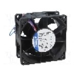 Ventilator 80x80x38mm, 24V DC, volum aer 220m<sup>3</sup>/h, EBM-PAPST - 8214J/2H4P