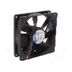 Ventilator 92x92x25mm, 12V DC, volum aer 61m<sup>3</sup>/h, lagar cu bila, EBM-PAPST - 3412NLE