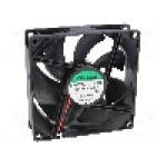 Ventilator 92x92x25mm, 12V DC, volum aer 87.55m<sup>3</sup>/h, lagar cu bila, SUNON - EE92251B1-000U-A99 Ventilator 92x92x25mm, 12V DC, volum aer 87.55m<sup>3</sup>/h, lagar cu bila, SUNON - EE92251B1-000U-A99