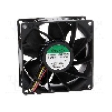 Ventilator 92x92x38mm, 12V DC, volum aer 234.63m<sup>3</sup>/h, lagar cu bila, SUNON - PF92381B1-000U-S99 Ventilator 92x92x38mm, 12V DC, volum aer 234.63m<sup>3</sup>/h, lagar cu bila, SUNON - PF92381B1-000U-S99