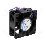 Ventilator 92x92x38mm, 12V DC, volum aer 280m<sup>3</sup>/h, lagar cu bila, EBM-PAPST - 3212J/2H4P