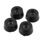 Set 4 picioare pentru aparate, cauciuc, 20x9.5 mm, insertie din otel, 253111