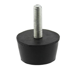 Picior pentru aparate, cauciuc, filet M8 - 650055