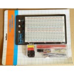 Placa pentru teste, de tip Breadboard, 213x130mm, W204J - 200848 Placa pentru teste, de tip Breadboard, 213x130mm, W204J - 200848
