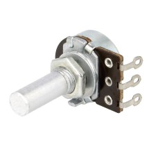 Potentiometru rotativ, 2.2MΩ, mono, liniar, 100mW, TELPOD, PR167 2M2 A 20P1, T201636